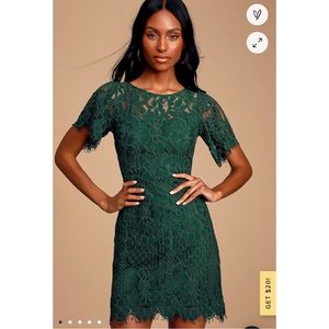Green lulus dress